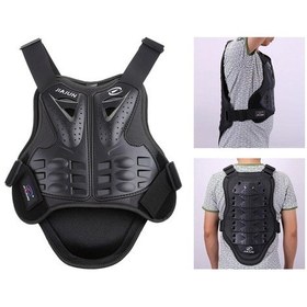 Resim Ganzhoushop Yelek Suntek Siyah Omurga Motosiklet M Koruma Için Dirtbike Re 