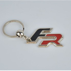 Resim Seat Uyumlu Leon Ibiza Cupra Uyumlu Fr 3D Krom Anahtarlık 