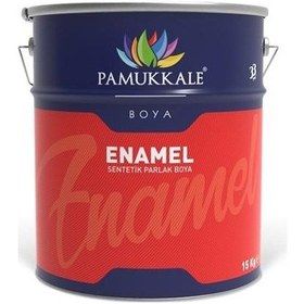 Resim Pamukkale Enamel Sentetik Parlak Boya 15 Kg Bayrak Kırmızı 