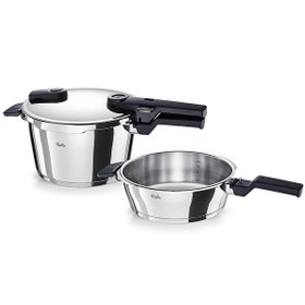 Resim Fissler Vitaquick Glossy Düdüklü Tencere 4.5+2.5 L 
