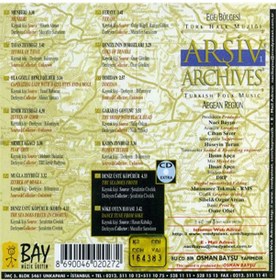 Resim Türk Halk Müziği - Arşiv 1 - Ege Cd 