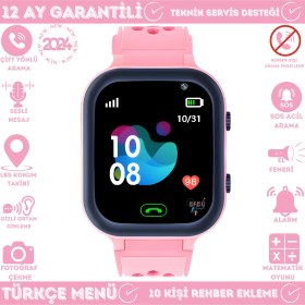 Resim Aben Akıllı Çocuk Takip Saati Sim Kartlı Arama, Kameralı, Gizli Dinleme Özellikli Q21 