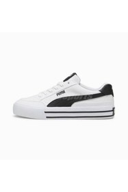 Resim Puma Court Classic Vulc FS Spor Ayakkabı Siyah Renk Nefes Alabilir Yapı ile Rahat Kullanım | Unisex 