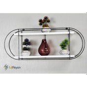 Resim Fullreyon Dekoratif 2 Raflı Duvar Rafı (523188517) 