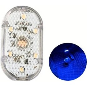 Resim Hightower 1 Adet Mavi Araç Iç Aydınlatma Lambası, Usb Şarjlı Mini Led Okuma Lambası 