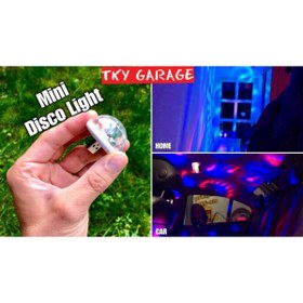 Resim CARGILL Mini Disko Topu Müziğe Duyarlı Usb Girişli 