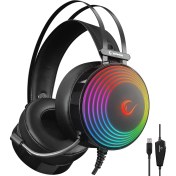 Resim Rampage RM-K97 Helıx USB 7,1 Version Rgb Gaming Mikrofonlu Oyuncu Kulaklığı 
