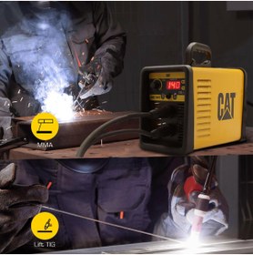 Resim Cat DZ141 140 Amper TIG LIFT/MMA Çanta Tipi Profesyonel Dijital İnverter Kaynak Makinesi 