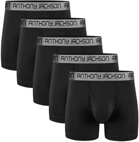 Resim Anthony Jackson Likralı 5'li Kutu Premium Uzun Paçalı Erkek Boxer ShadowLine 