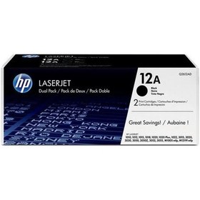 Resim Hp 12ad Black Siyah 2.000 Sayfa Çiftli Toner Q2612ad 