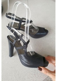 Resim 599 Topukla Kadın 10 cm Topuklu Abiye Ayakkapı 