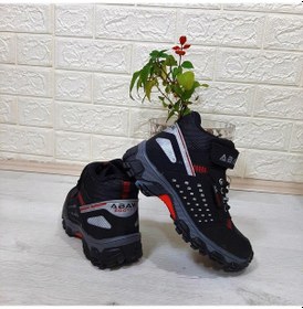 Resim Abay 5353 Siyah-kırmızı Kaymayan Cırtlı Erkek Çocuk Bot 001 