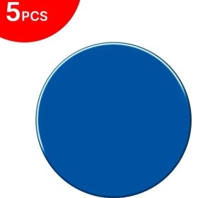 Resim GongtuShop 5 Adet 40MM Yuvarlak Stil Metal Plaka Disk Manyetik Araç Telefonu Tutucusu Için Demir Levha Etiket Mıknatıs Cep Telefonu Tutucu Araç Standı Montajı (Yurt Dışından) 