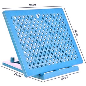 Resim Genel Markalar Katlanabilir Portatif Masaüstü Plastik Rahle - Mavi Renk 