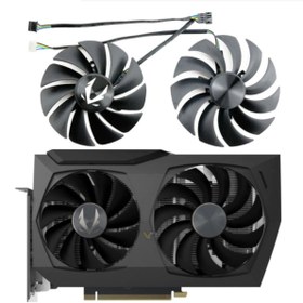 Resim Zotac 4pın 100mm Gaa8s2u 88mm Ga92s2u Rtx3070t Gpu Twin Edge 