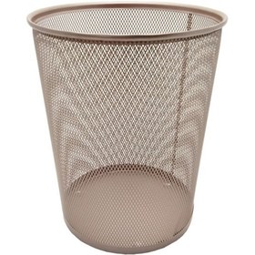 Resim Mas Ofis Çöp Kovası Metal Tam Perforeli 10 Litre Bakır 854 