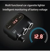 Resim Challenger T9 Çift Usb Portlu 12-24v Araç Şarj Cihazı Akıllı Hızlı Şarj Telefon Tablet Uyumlu 