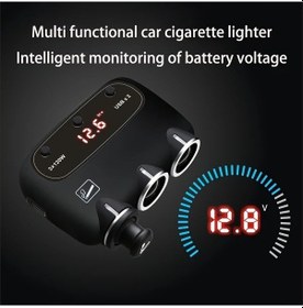 Resim Challenger T9 Çift Usb Portlu 12-24v Araç Şarj Cihazı Akıllı Hızlı Şarj Telefon Tablet Uyumlu 