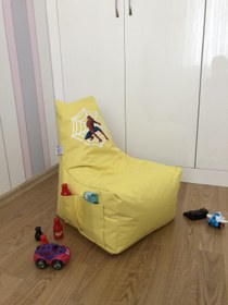 Resim PUFUMO SPIDERMAN ÇOCUK ARMUT PUF KOLTUĞU SARI ( 1-8 YAŞ ) 