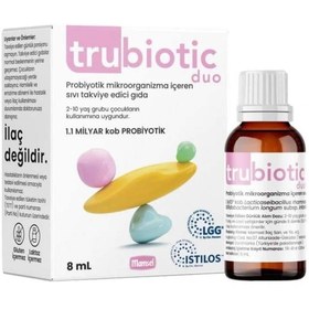 Resim Trubiotic Duo Probiyotik Mikroorganizma İçeren Damla 8 ml 
