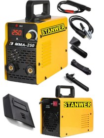 Resim STANWER Germany Technology 250 Amper Ark. Kaynak Makinası Matkap Ve Taşlama X Model Stwset 