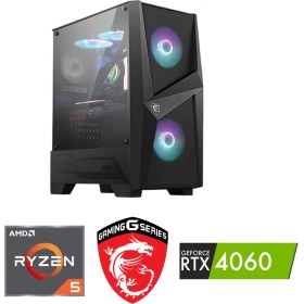 Resim MSI Gaming Pc Ddr4 -Rtx 4060 8gb – Ryzen 5 5600X – 32GB Ddr4 3200 Mhz – 1tb M.2 SSD – Windows 11 Pro 