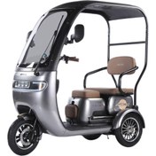 Resim Arora Rüzgar PRO 3 Tekerlekli 5 Akülü Elektrikli Motosiklet - Gri 
