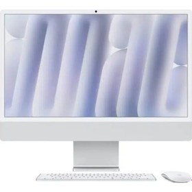 Resim Apple iMac MWUV3TU/A M4 10 CPU 10 GPU 16 GB 512 GB SSD 24" 4.5K AIO Masaüstü Bilgisayar Gümüş 