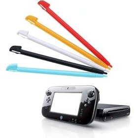 Resim Wii U Gamepad Konsol Stylus Stylus için 2 ADET Plastik Dokunmatik Ekran Stylus Kalem Değiştirme Kiti (2 ADET Mavi) 
