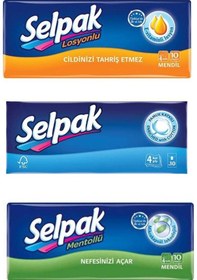 Resim Selpak Mendil 3 x 10 Adet 