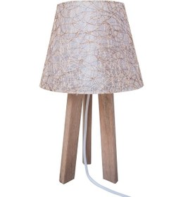 Resim Tripod Abajur Masa Lambası Somon 