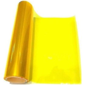 Resim Sarı Araba Farı, Arka Lamba Tonu, Vinil Film Çıkartma Sayfası, Si 