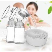 Resim Flybuy Elektrikli Çift Göğüs Pompası, Serbest Emzirme İçin Pratik Eller 