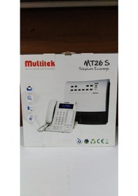 Resim Multitek Mt26S 2 Harici 6 Dahili Telefon Santrali 