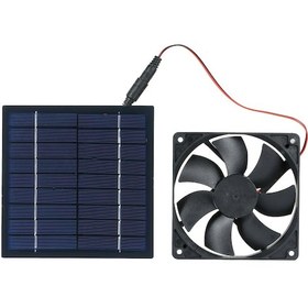 Resim Honmex Evcil Hayvan Soğutucu Solar Fan Seti - Ip65 Su Geçirmez, Taşınabilir Ve Kolay Kurulum 