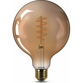 Resim Philips LED Classic Dimlenebilir Amber Filament Ampul 7W 640Lum 2700K Sarı Işık G120 E27 (50W) 