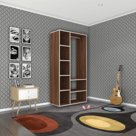 Resim Kenzlife giysi dolabı hüsamettin 180*090*40 cvz gardırop 