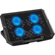 Resim Sones X4 4 Fanlı 7 Hızlı Kontrollü Sessiz Yükseklik Ayarlanabilir Standlı Dizüstü Bilgisayar Soğutma Pedi 