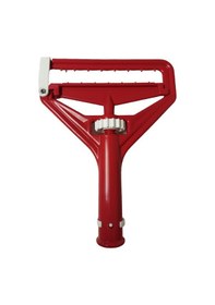 Resim Özel Kelepçeli Mop Tutucu (Kırmızı) 