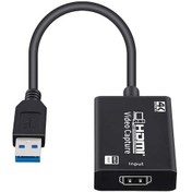 Resim Teltree Siyah Usb Video Yakalama Kartı 1080p30hz Canlı Yayın Oynatıcı 4k Girişli Taşınabilir Medya Yakalayıcı 