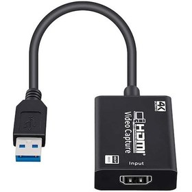 Resim Teltree Siyah Usb Video Yakalama Kartı 1080p30hz Canlı Yayın Oynatıcı 4k Girişli Taşınabilir Medya Yakalayıcı 
