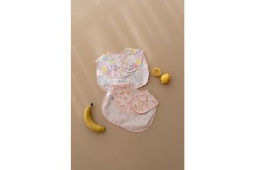 Resim Oh la la Koala For Little Ones Pudra Biyeli 2li Sıvı Geçirmez Mama Önlüğü 6-36 Ay 