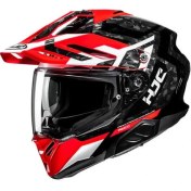 Resim HJC RPHA60 Dakar MC1 Kapalı Motosiklet Kaskı Siyah Kırmızı 