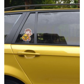 Resim Sb Store Arabada Bebek Var Sticker Etiket 2 ( Araç Camı Içerisinden Yapıştırılır ) ( 15CM ) 