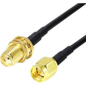 Resim Alfais 4760 Wireless Wi-Fi Anten Uzatıcı Dişi Erkek Uzatma Kablosu 3 M 