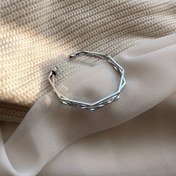 Resim Kadınlar İçin Paslanmaz Çelik Elmas Desenli Bileklik - Açılır Halka Kapatma, Minimalist Günlük ve Resmi Takı Hediyesi Sevgililer Günü, Doğum Günleri, Yıldönümleri için - Dayanıklı Günlük & Özel Durum Zincirli Bilezik, Öğrenciler için Şık Bilek Aksesuarı, Zarif Tasarım, Trendy Metal İşçiliği, Moda Bileklik, Öğrenci Aksesuarı 