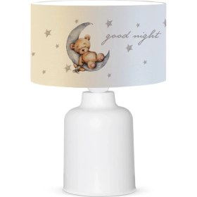 Resim Homing Kumaş Baskılı Çocuk Odası Abajur 