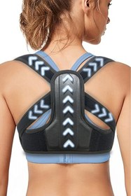 Resim Ankaflex Dik Durmak Için Kamburluk Önleyici Atlet Modeli Bay Bayan Korse 