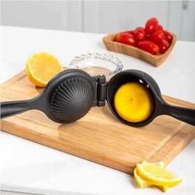 Resim Storemax Kocapazar Döküm Limon Sıkacağı Limon Presi Büyük Boy 24CM, Siyah Metal Limon Sıkacağı, Döküm Naranciye Sıkacağı 