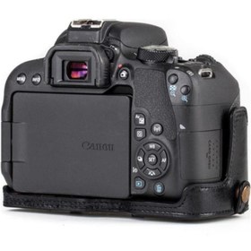 Resim MegaGear Canon Eos 800D, 77D, 9000D Hakiki Deri Kamera Çantası 